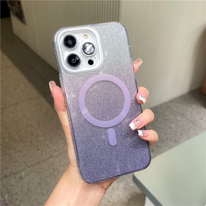 Magnetic Sparkle Gradient Phone Case | ZAKAPOP