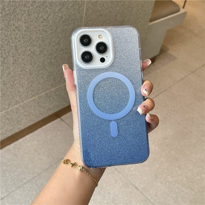 Magnetic Sparkle Gradient Phone Case | ZAKAPOP