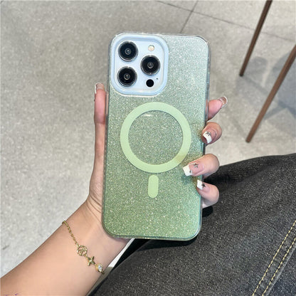 Magnetic Sparkle Gradient Phone Case | ZAKAPOP