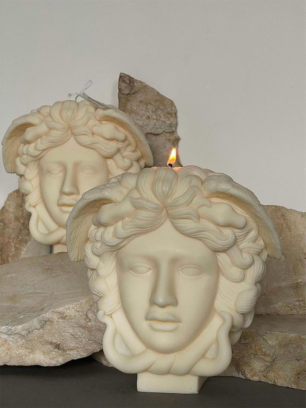 Medusa Portrait Candle | Moongloar