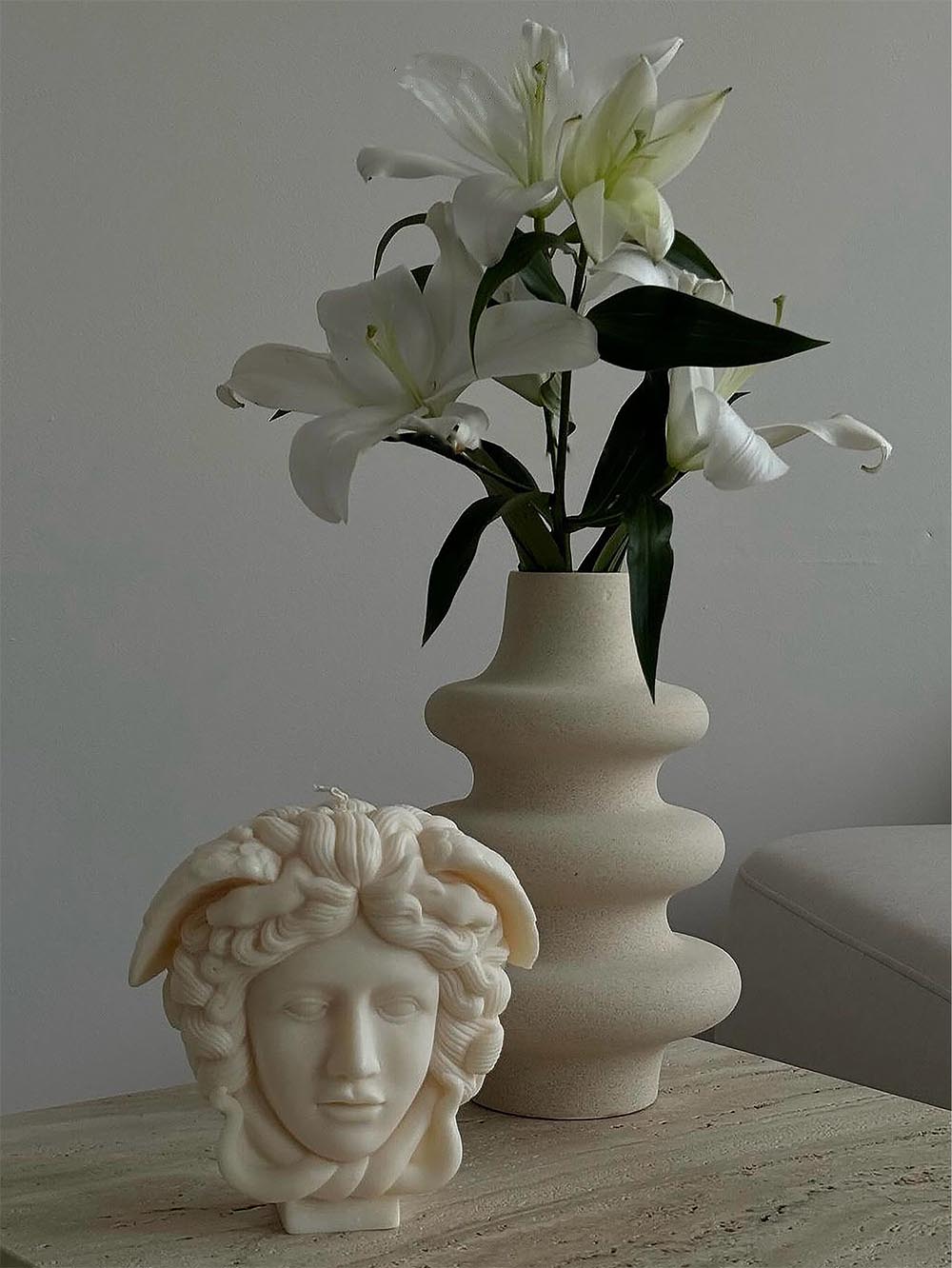 Medusa Portrait Candle | Moongloar