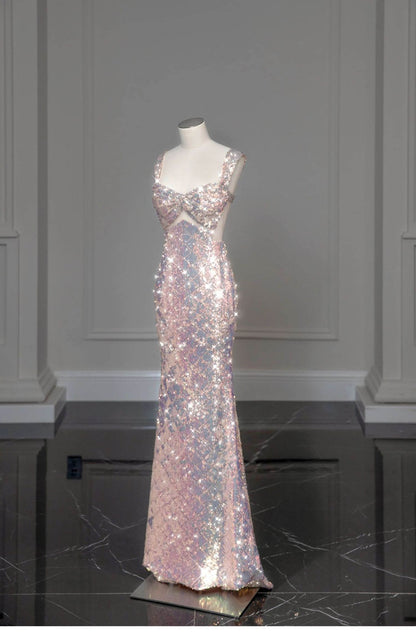 Mermaid Tail Glitter Wedding Dress | ZAKAPOP