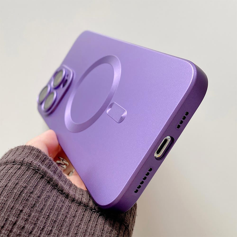 Metal Texture MagSafe Soft iPhone Case | ZAKAPOP