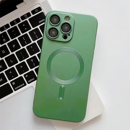 Metal Texture MagSafe Soft iPhone Case | ZAKAPOP