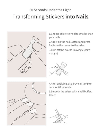 Halloween UV Nail Art Stickers | ZAKAPOP