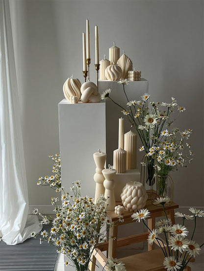 Minimalist Scented Candle Set (4-Piece)