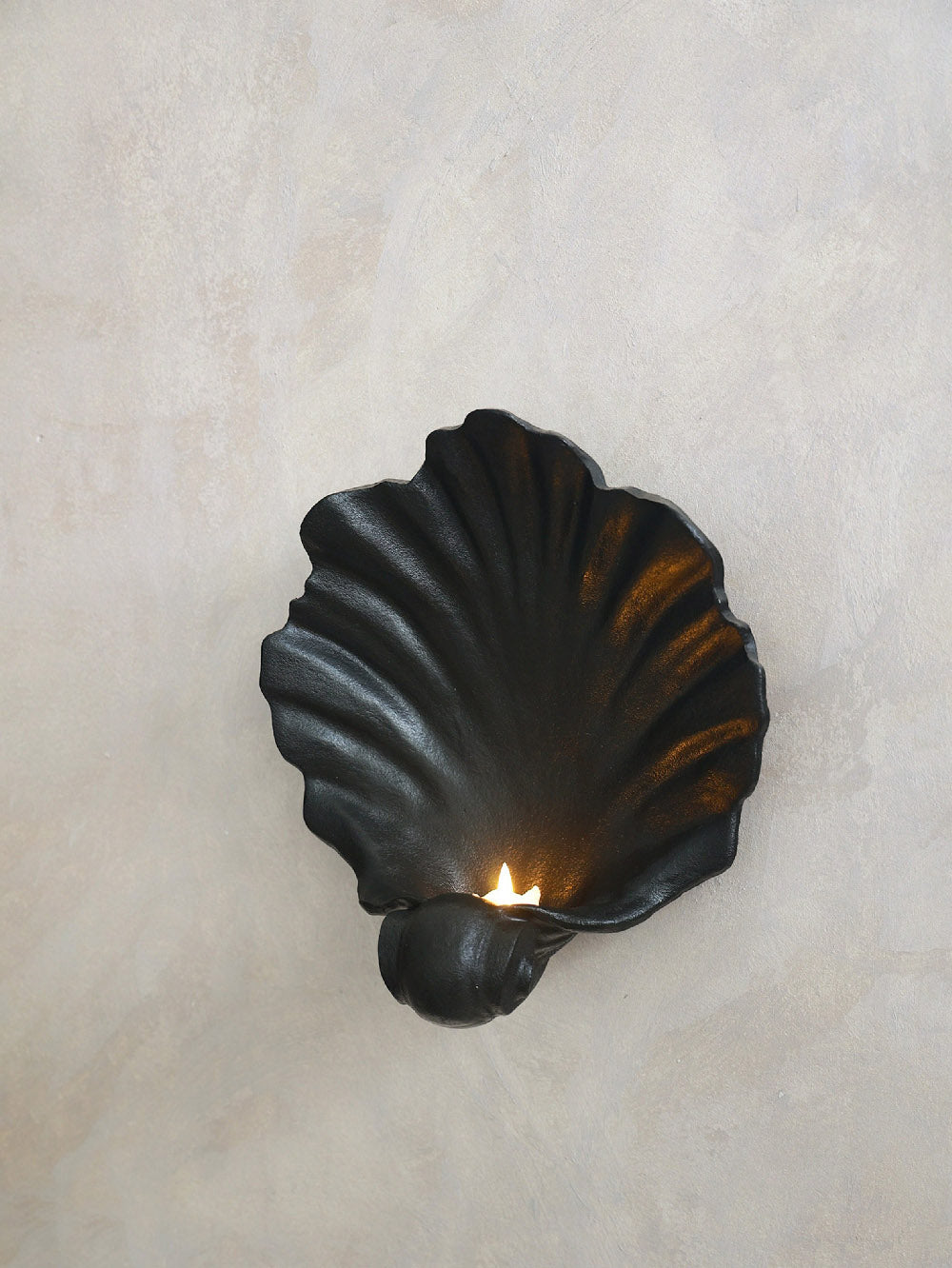 Nautical Shell Wall Candle Holder