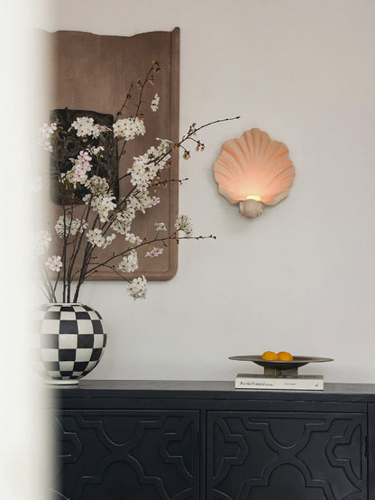 Nautical Shell Wall Candle Holder
