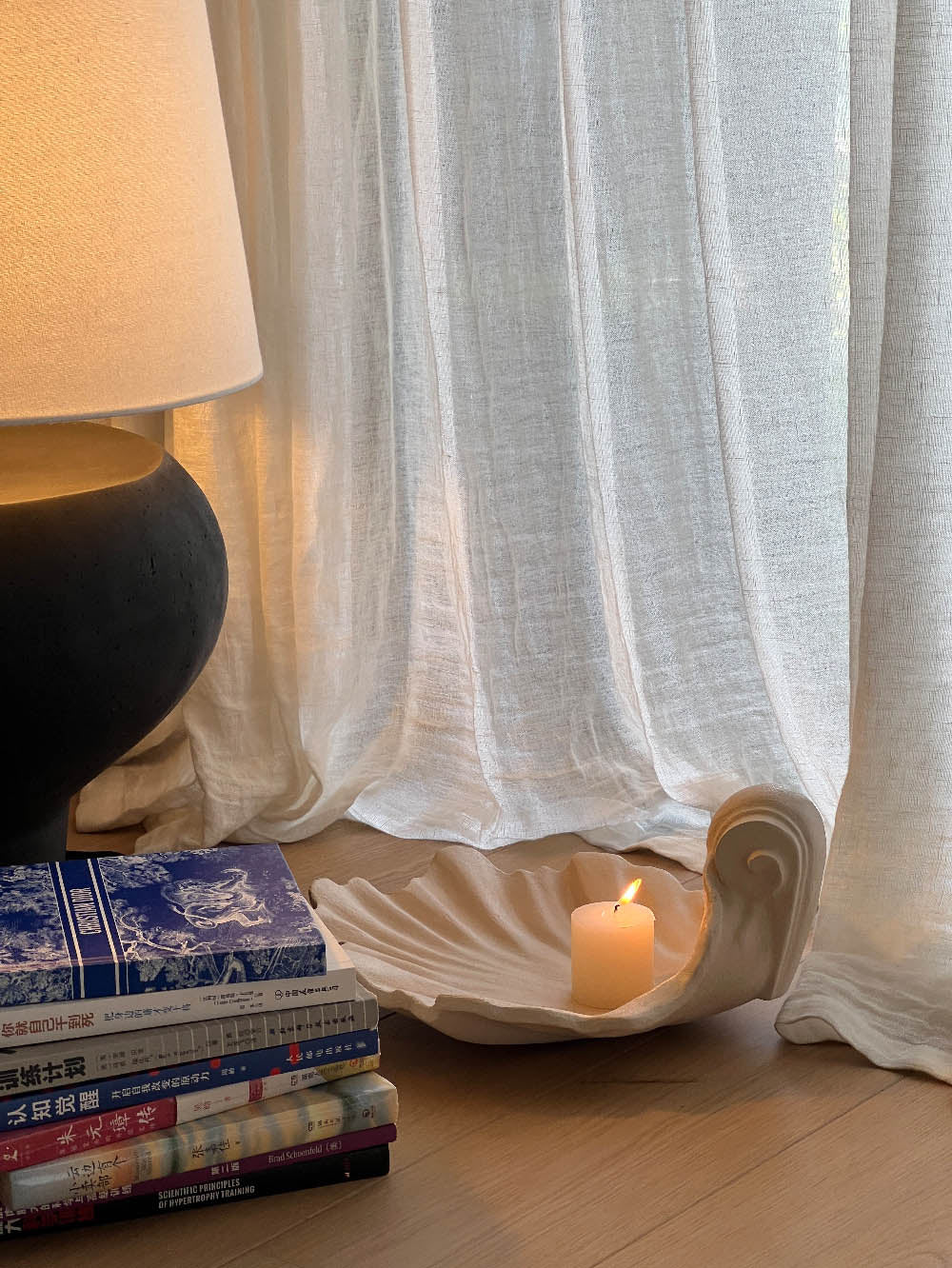 Nautical Shell Wall Candle Holder