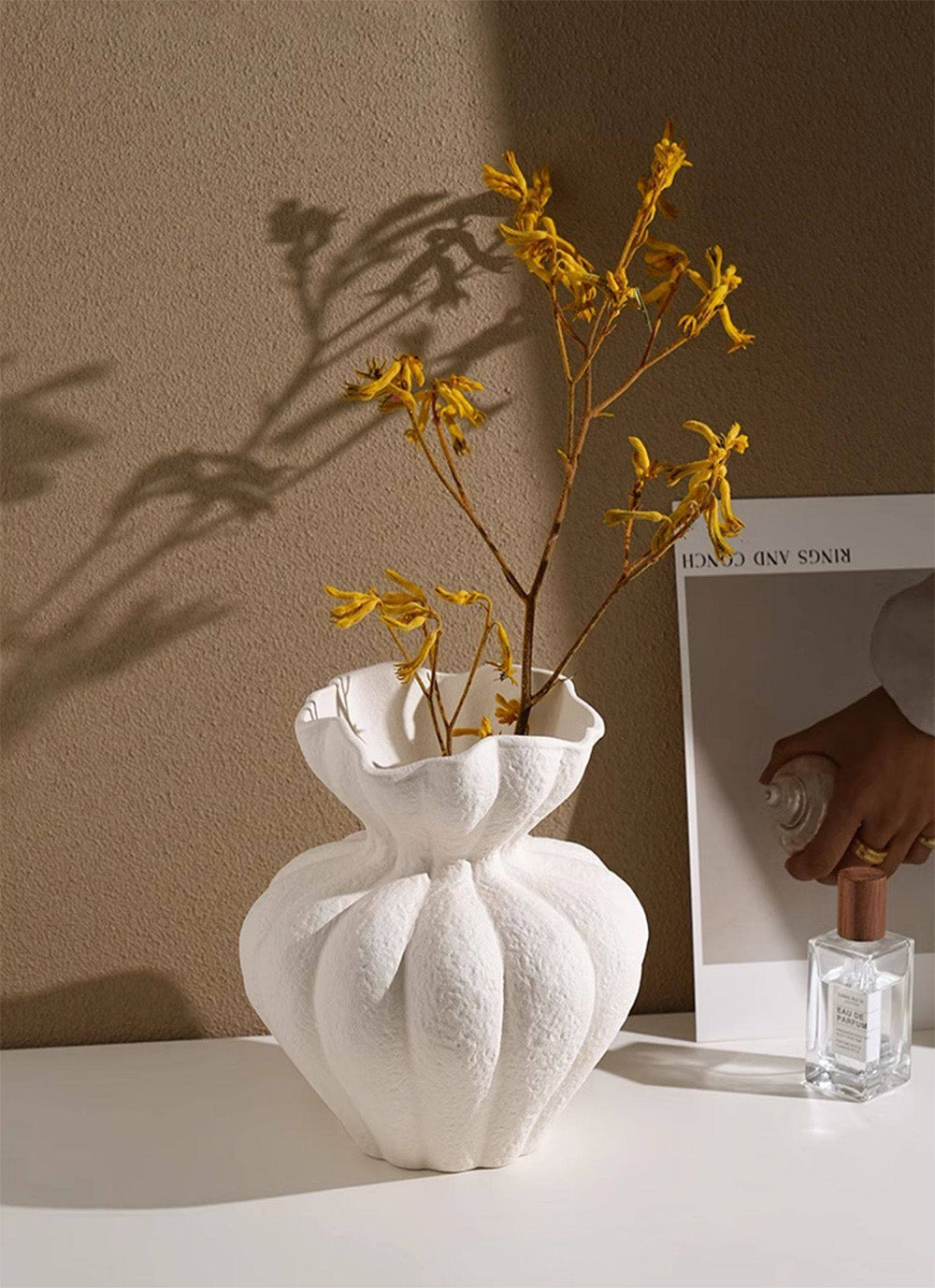 White Luxury Art Decorative Vase