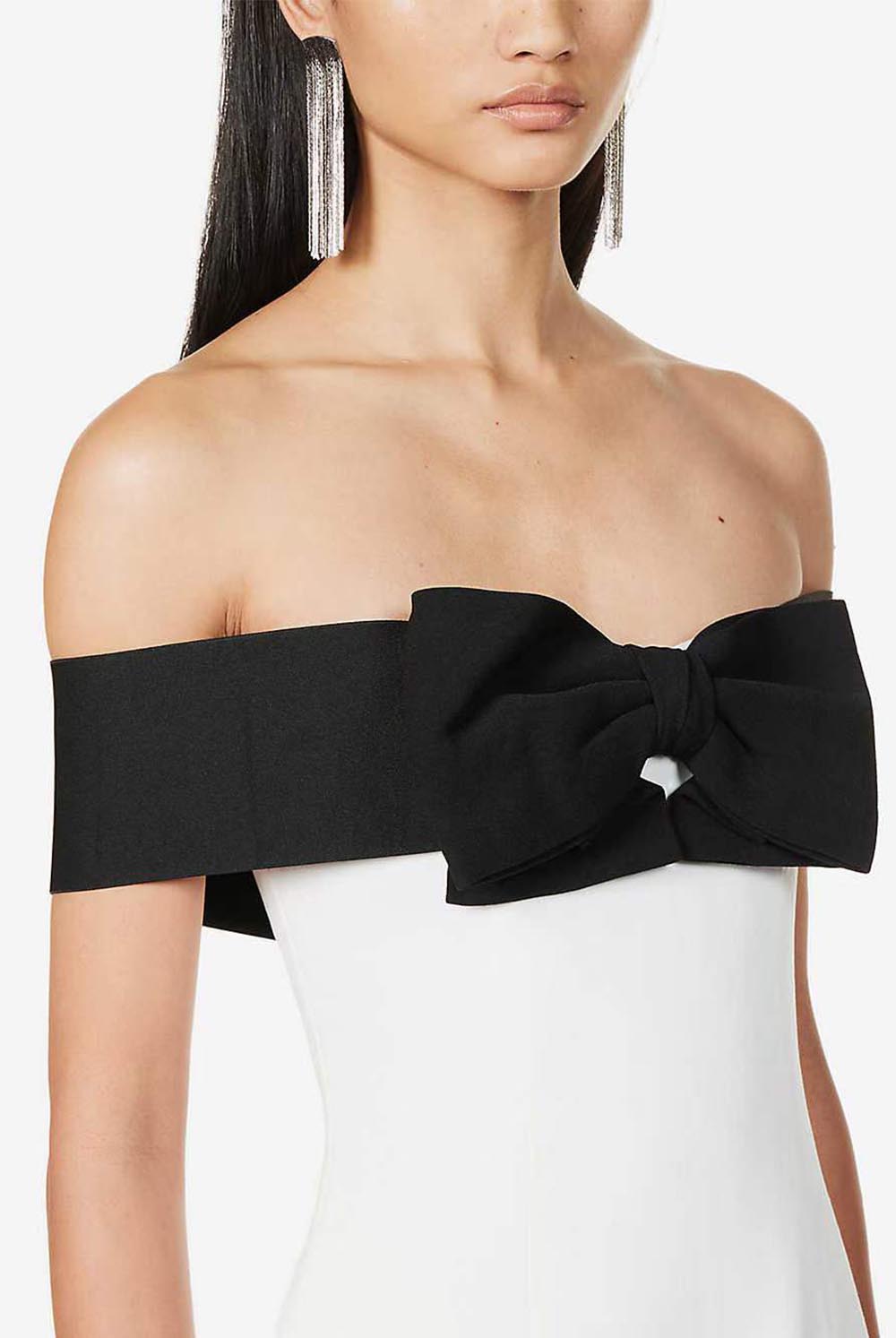 Off-Shoulder Margot Dress with Bow Detail | ZAKAPOP
