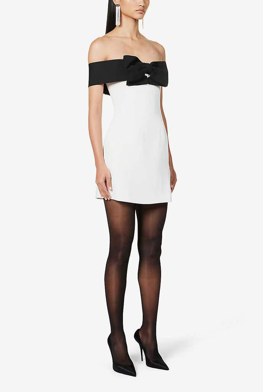 Off-Shoulder Margot Dress with Bow Detail | ZAKAPOP