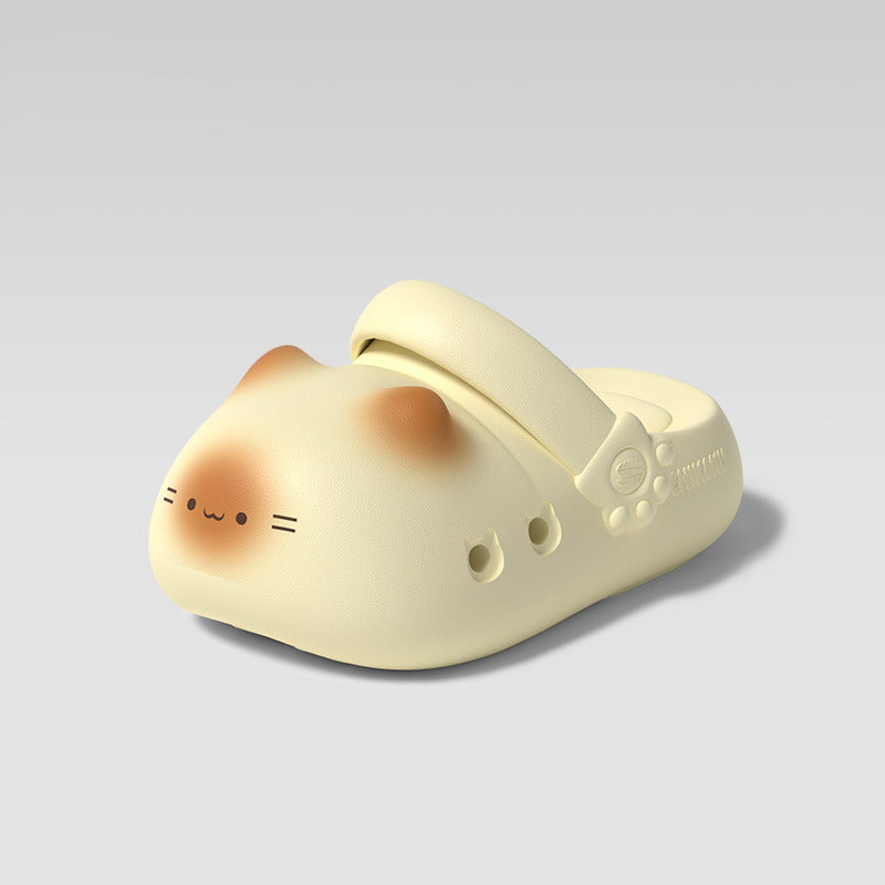 Original Cute Calico Cat Paw Clogs Slippers | ZAKAPOP