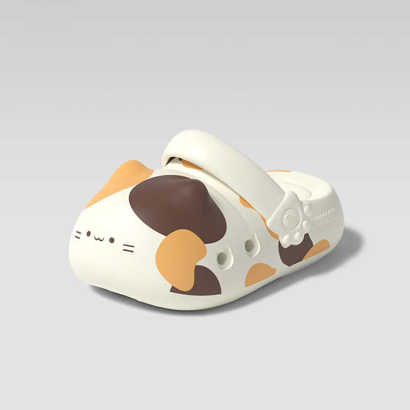 Original Cute Calico Cat Paw Clogs Slippers | ZAKAPOP