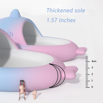 Original Three Color Gradient Shark Slippers | ZAKAPOP