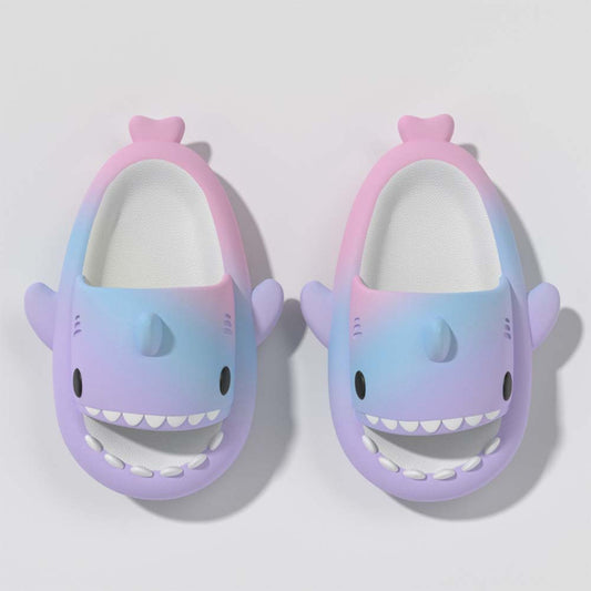 Original Three Color Gradient Shark Slippers (Kids) | ZAKAPOP