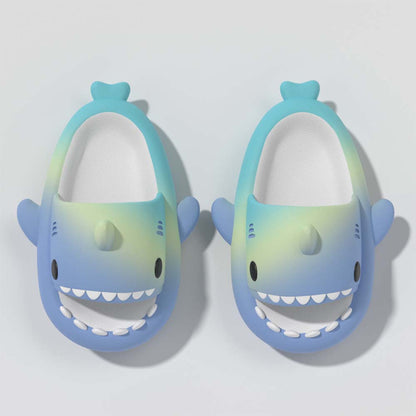 Original Three Color Gradient Shark Slippers (Kids) | ZAKAPOP