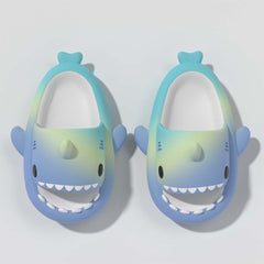 Original Three Color Gradient Shark Slippers (Kids) | ZAKAPOP