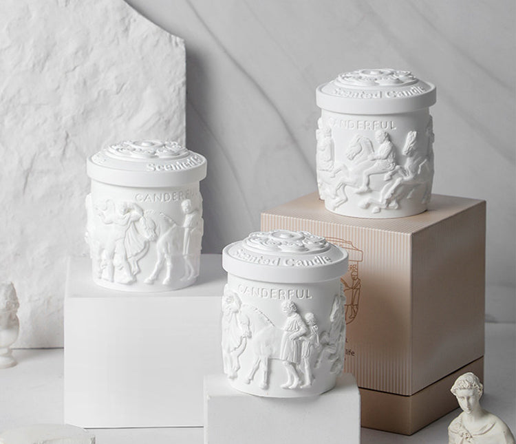 "Parthenon" Mythology-Inspired Scented Candles