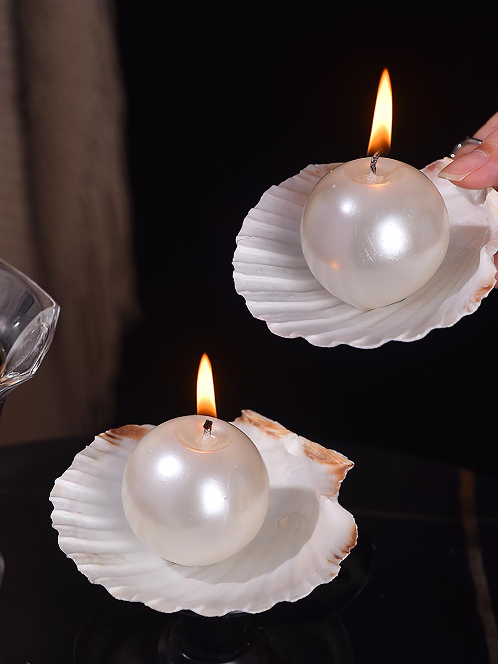 Pearl & Shell Candle
