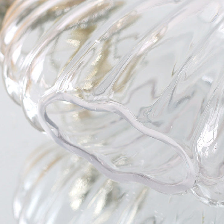 Pearlescent Glass Shell Vase