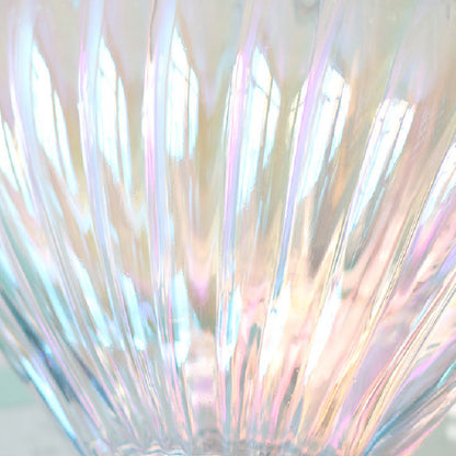 Pearlescent Glass Shell Vase