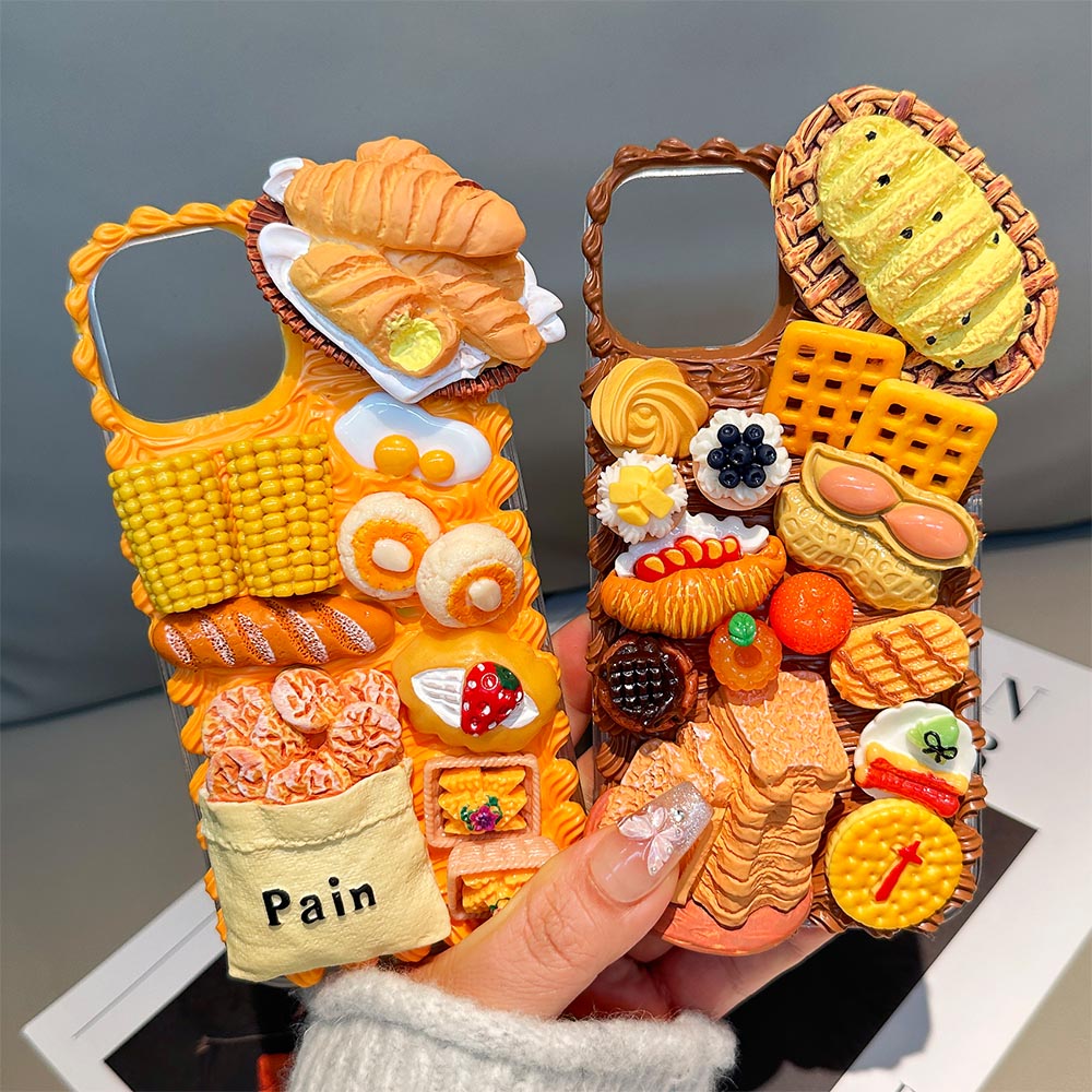 Realistic Bread Cream Phone Case | ZAKAPOP