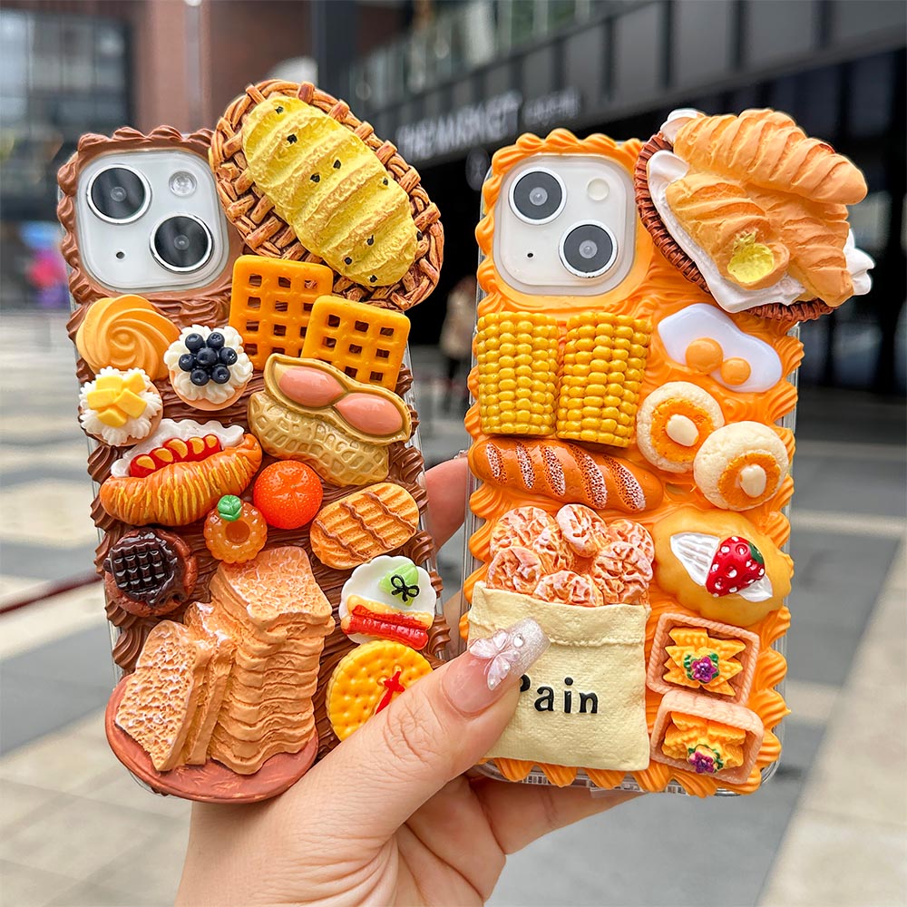 Realistic Bread Cream Phone Case | ZAKAPOP