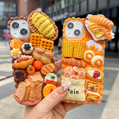 Realistic Bread Cream Phone Case | ZAKAPOP