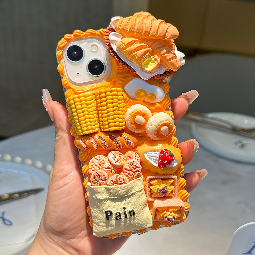 Realistic Bread Cream Phone Case | ZAKAPOP