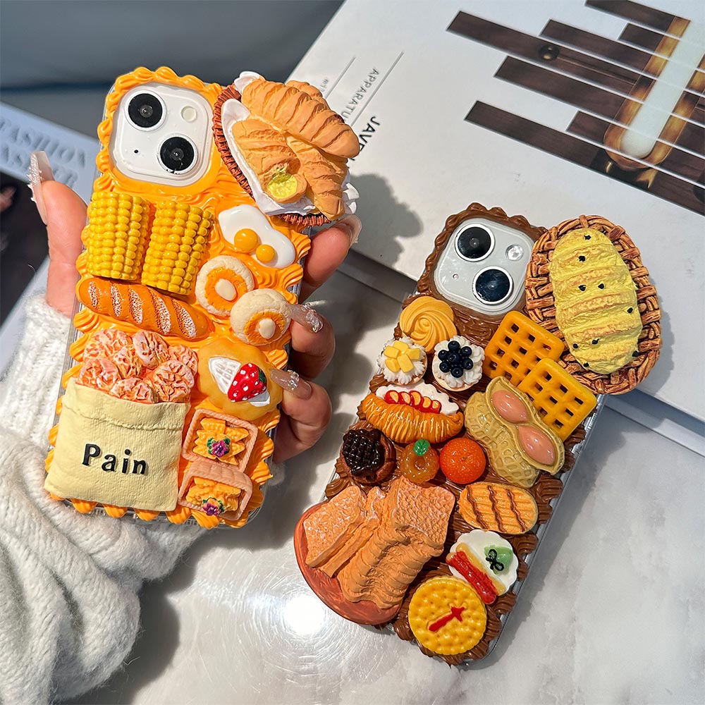 Realistic Bread Cream Phone Case | ZAKAPOP