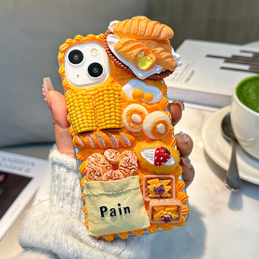 Realistic Bread Cream Phone Case | ZAKAPOP