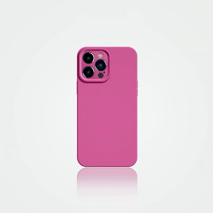 Red Monochrome Liquid Silicone Phone Case | ZAKAPOP