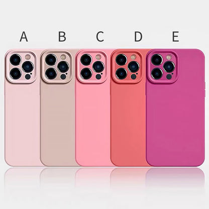 Red Monochrome Liquid Silicone Phone Case | ZAKAPOP