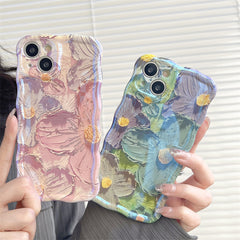 Retro Oil Painting Flower iPhone Case | ZAKAPOP