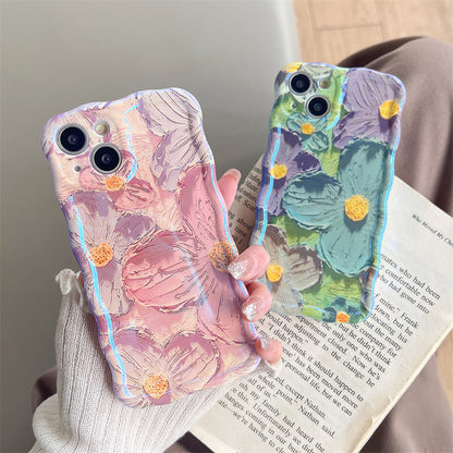 Retro Oil Painting Flower iPhone Case | ZAKAPOP