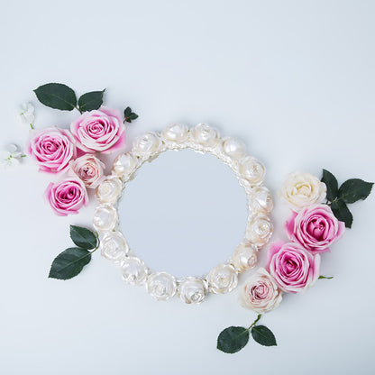 Rose Mirror Storage Tray