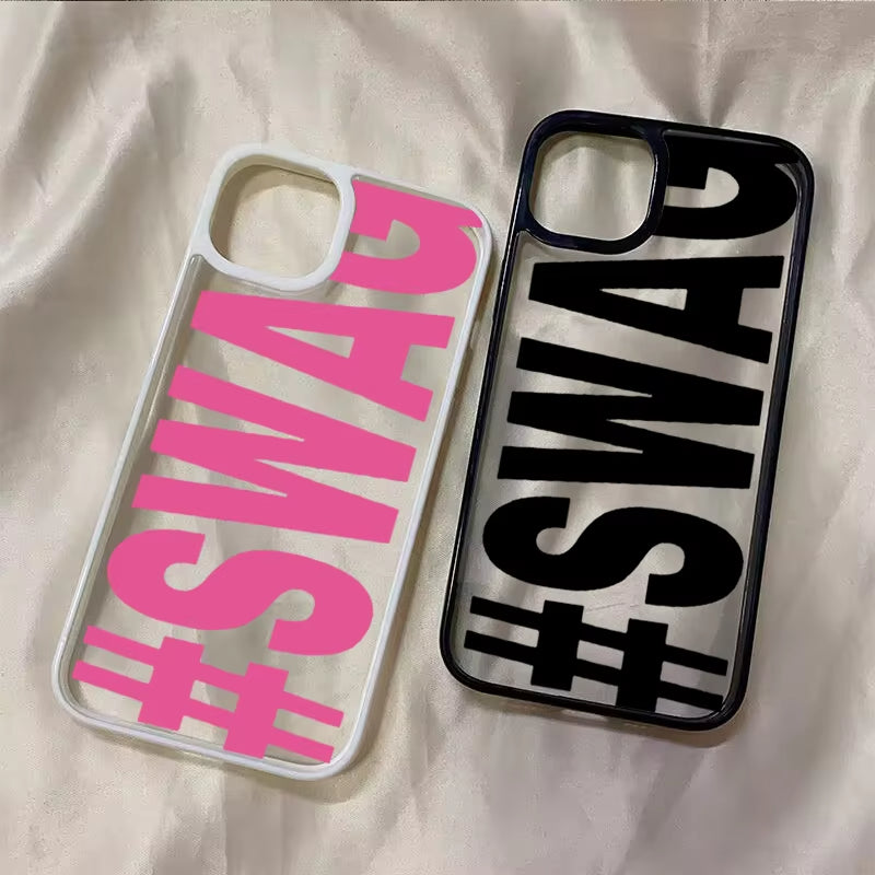 SWAG Bold Letter iPhone Case | ZAKAPOP
