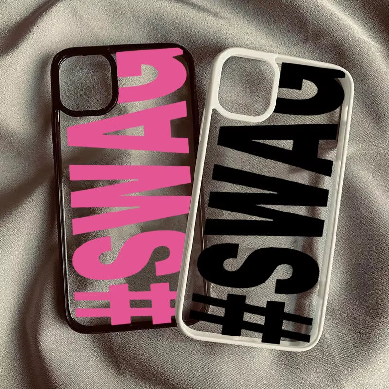 SWAG Bold Letter iPhone Case | ZAKAPOP