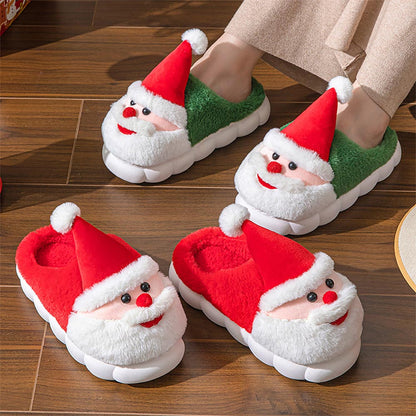 Santa Claus Winter Non-Slip Indoor Slippers | ZAKAPOP