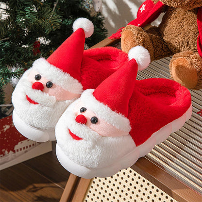 Santa Claus Winter Non-Slip Indoor Slippers | ZAKAPOP