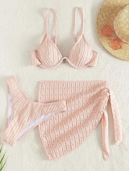 Sexy Split Three Piece Swimwear | ZAKAPOP