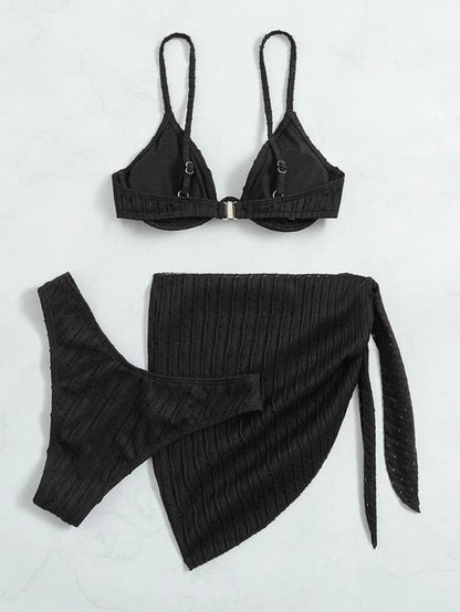 Sexy Split Three Piece Swimwear | ZAKAPOP