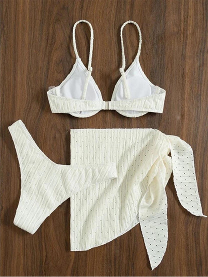 Sexy Split Three Piece Swimwear | ZAKAPOP