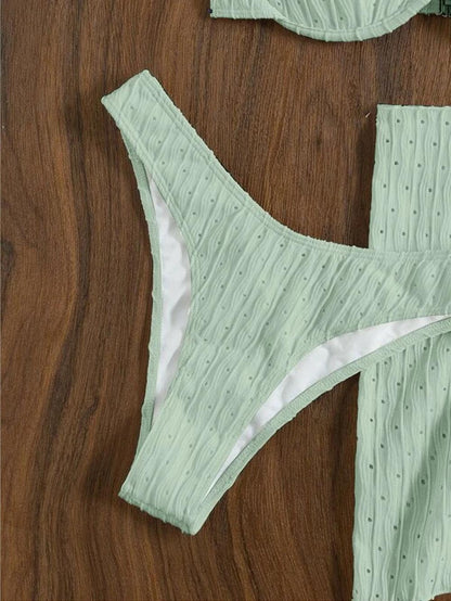 Sexy Split Three Piece Swimwear | ZAKAPOP