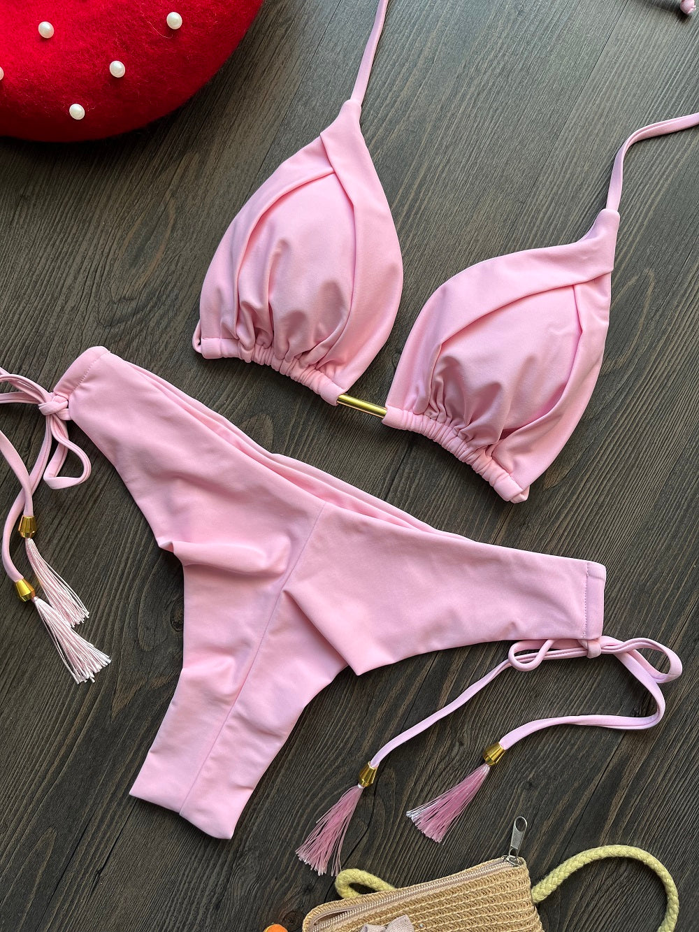 Sexy Triangle Metal Chain Bikinis for Women | ZAKAPOP
