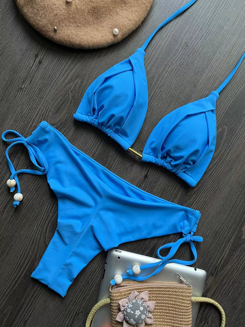 Sexy Triangle Metal Chain Bikinis for Women | ZAKAPOP