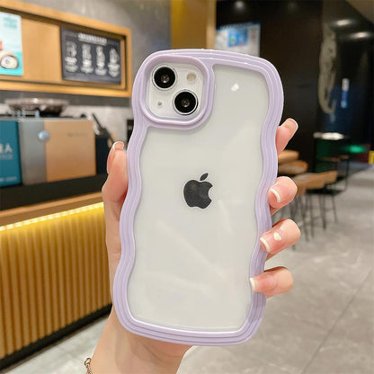 Simple Mobile Phone Case with Wavy Border | ZAKAPOP