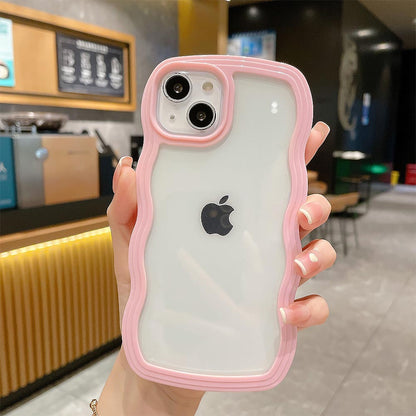 Simple Mobile Phone Case with Wavy Border | ZAKAPOP
