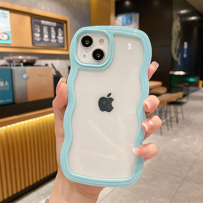 Simple Mobile Phone Case with Wavy Border | ZAKAPOP